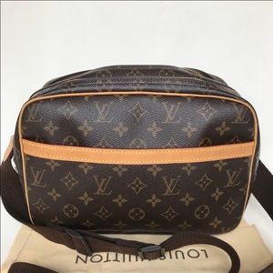 Louis Vuitton monogram reporter pm crossbody bag